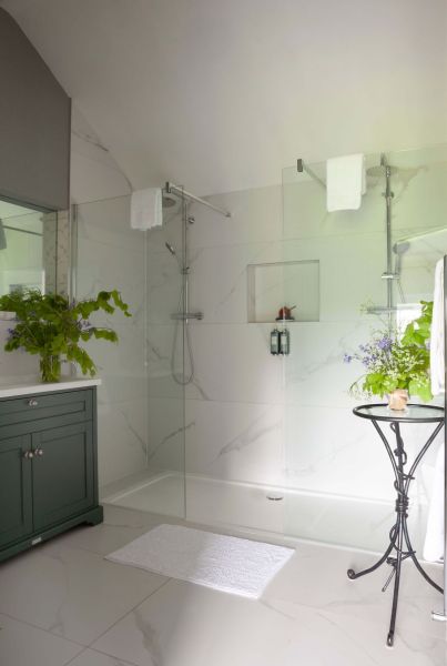 Blue Bathroom Rathsallagh Wicklow Ireland