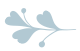 Light blue, stylised graphic of a plant branch with two heart-shaped leaves and two small round buds on a light background.